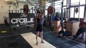 Petra Pavlič 100 kg_Uspešen dvig 100 kg